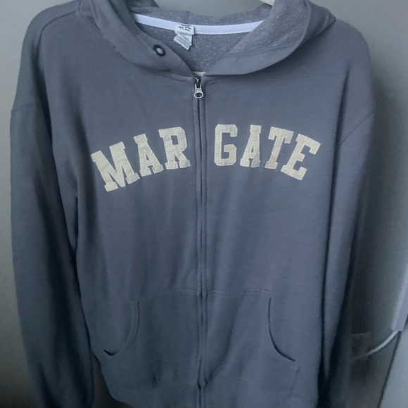 Blue 84 grey MARGATE zip up sweatshirt - Picture 1 of 5